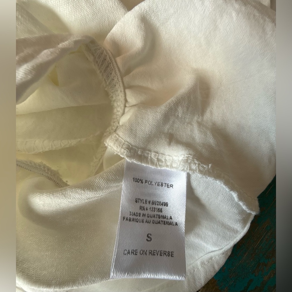 Altar'd State Cream Ruffle Sleeve Blouse - Picture 5 of 6